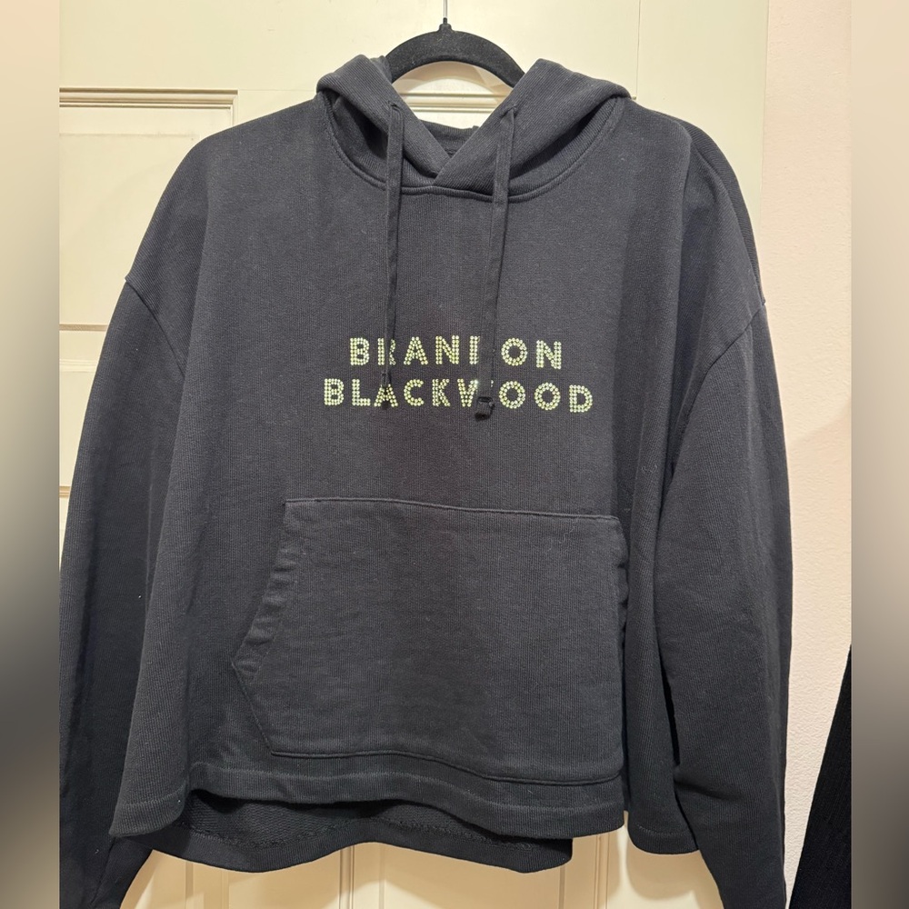Brandon Blackwood hoodie with crystals